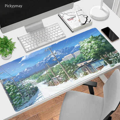 Anime Street Gamer Pad: Level Up Your Gaming Setup with This Large, Cute, and Non-Slip Rubber Desk Mat – The Perfect Mat for Your Inner Otaku!