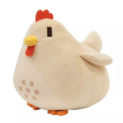 Stardew Valley Snuggles: Soft Chubby Chicken Pillow Plush!